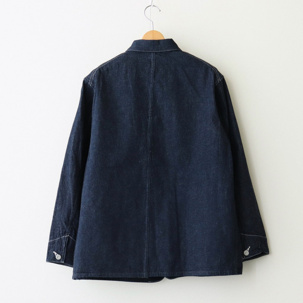 DENIM CHORE JACKET #INDIGO [PM-OTE30]