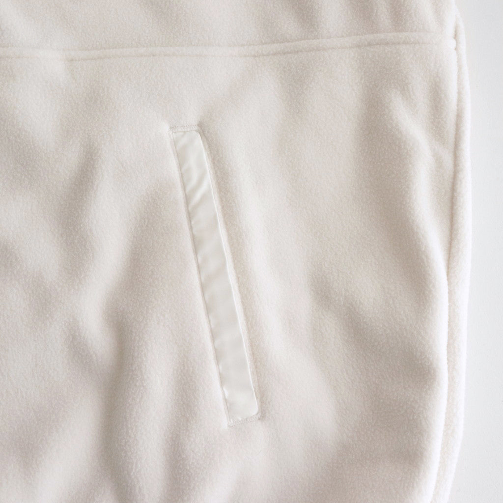 RECYCLE POLYESTER FLEECE BZ #WHITE [17032 25328]
