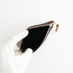 qualquer coisa pouch mini - taurillon #brown×dark brown