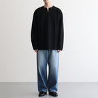 Rough&Smooth Thermal Over NeckL/S #Black [bROOTS24F30F25]