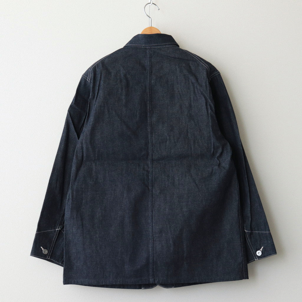 DENIM CHORE JACKET #INDIGO RIGID [PM-OTE30]