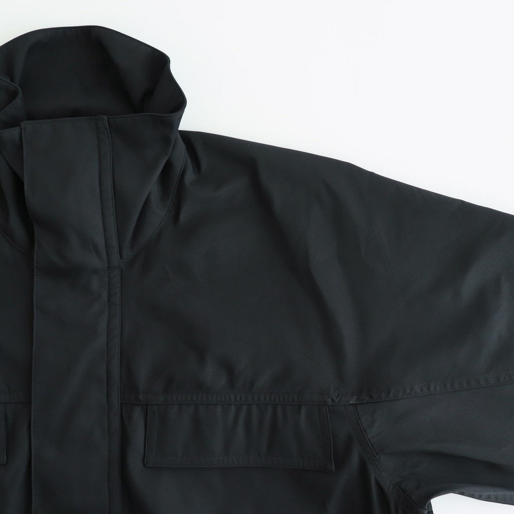 HIGH COUNT DOUBLE TWILL POLYESTER BZ #010 BLACK [16852 25022]