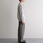 Cotton Silk Henleyneck #Silver Gray [NEP-SS2627]