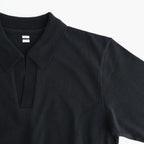 Co/Silk Nep Skipper Cropped Sleeve #Black [BHS26S029]