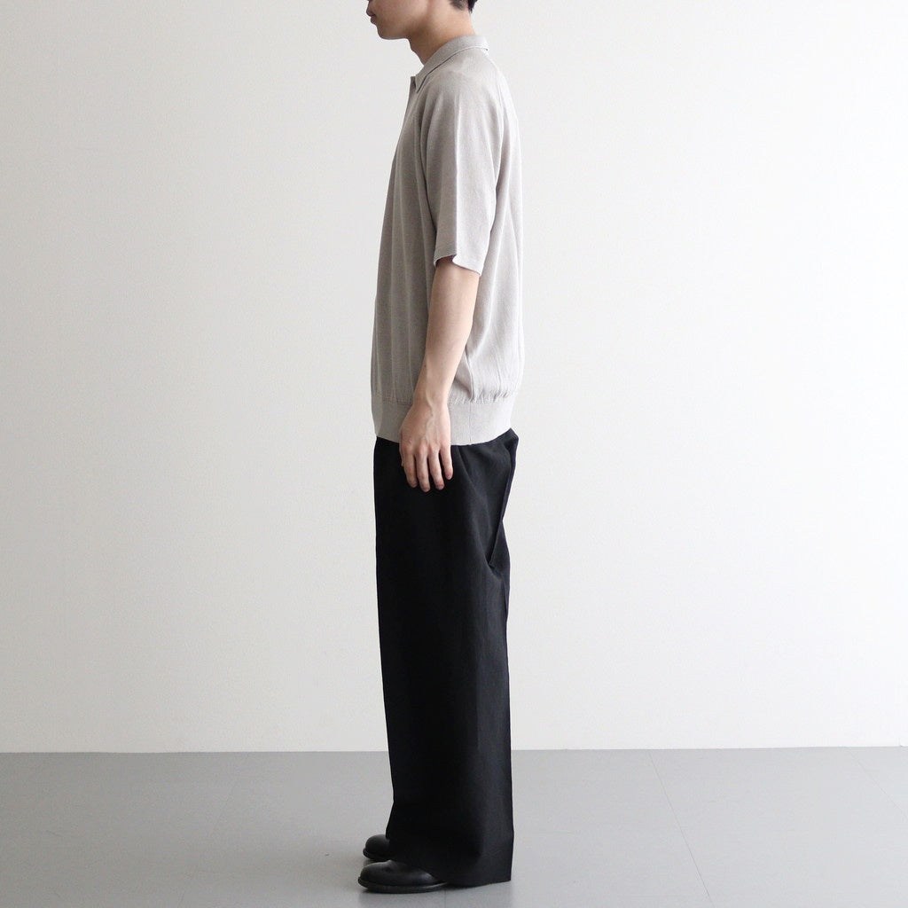 Washi Cotton Knit Polo Shirt #BEIGE [NEP-SS2530M]