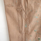 DENIM PAINTER TROUSERS #BROWN(PAINTED) [PMAV-PT10]