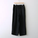 WIDE CYLINDER FIT EASY PANTS #BLACK [M26B01PT01C]