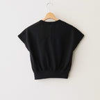 Co/Silk Nep Hem-Rib Football Sleeveless #Black [BHSW25S3]