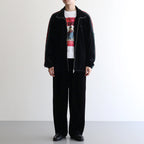 TRACK JACKET VELOURS #BLACK [DNA25B03-B]