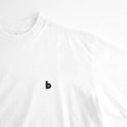 b Patch Tee WIDE #White×Charcoal [bROOTS25S34S26C]