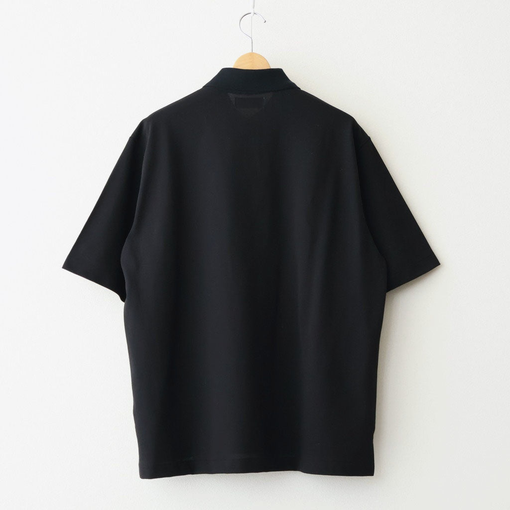 ONE BUTTON TEE S/S #BLACK [M26A14CS02B]