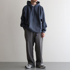 Hooded Pullover Sweat #Heather Navy [S25SH012]