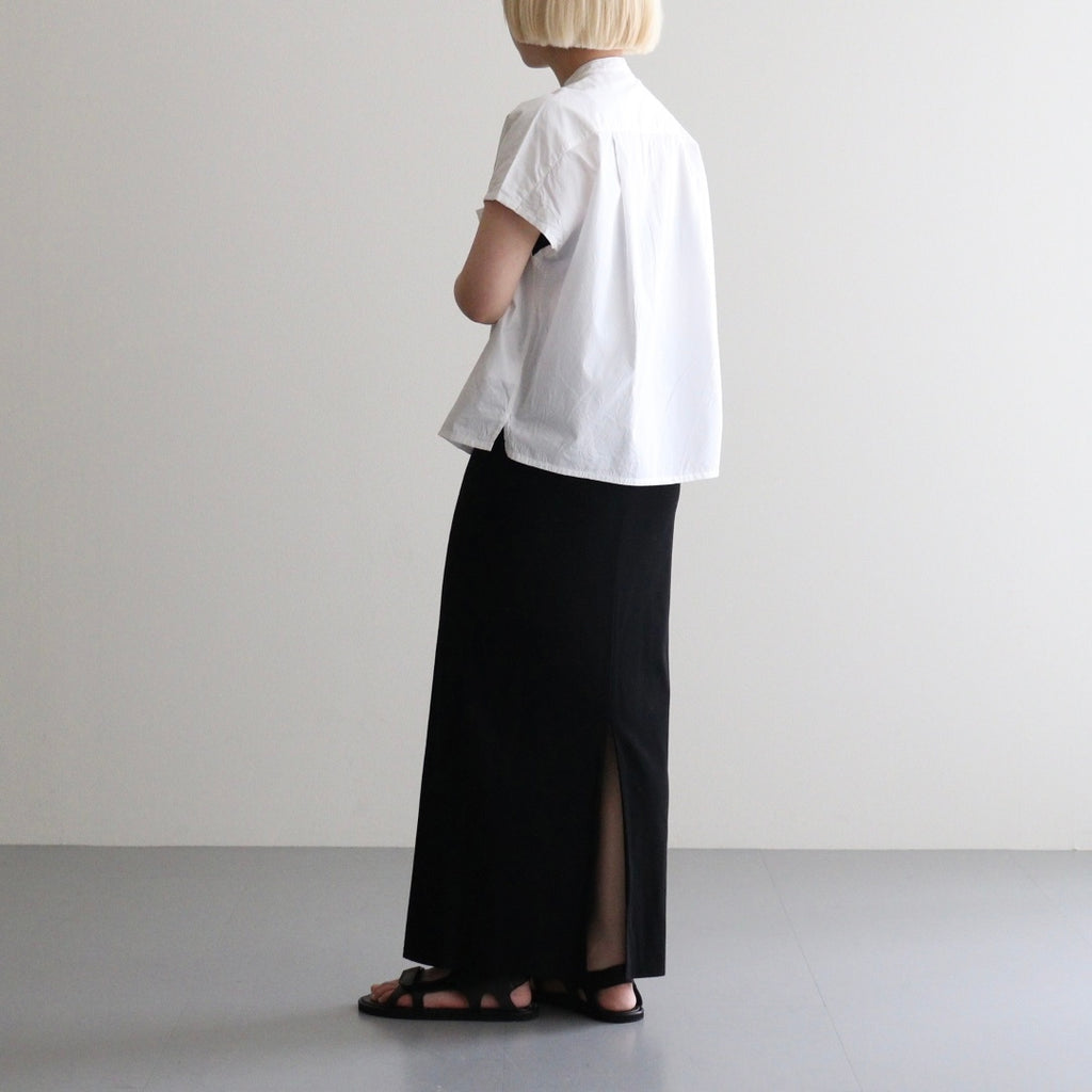 COTTON CUPRA HALF ZIP SH #030 WHITE [16861 50084]