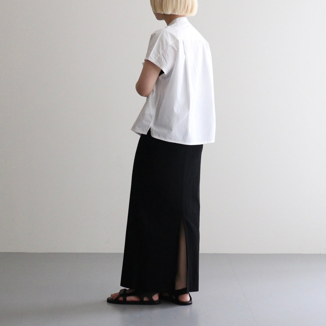 COTTON CUPRA HALF ZIP SH #030 WHITE [16861 50084]