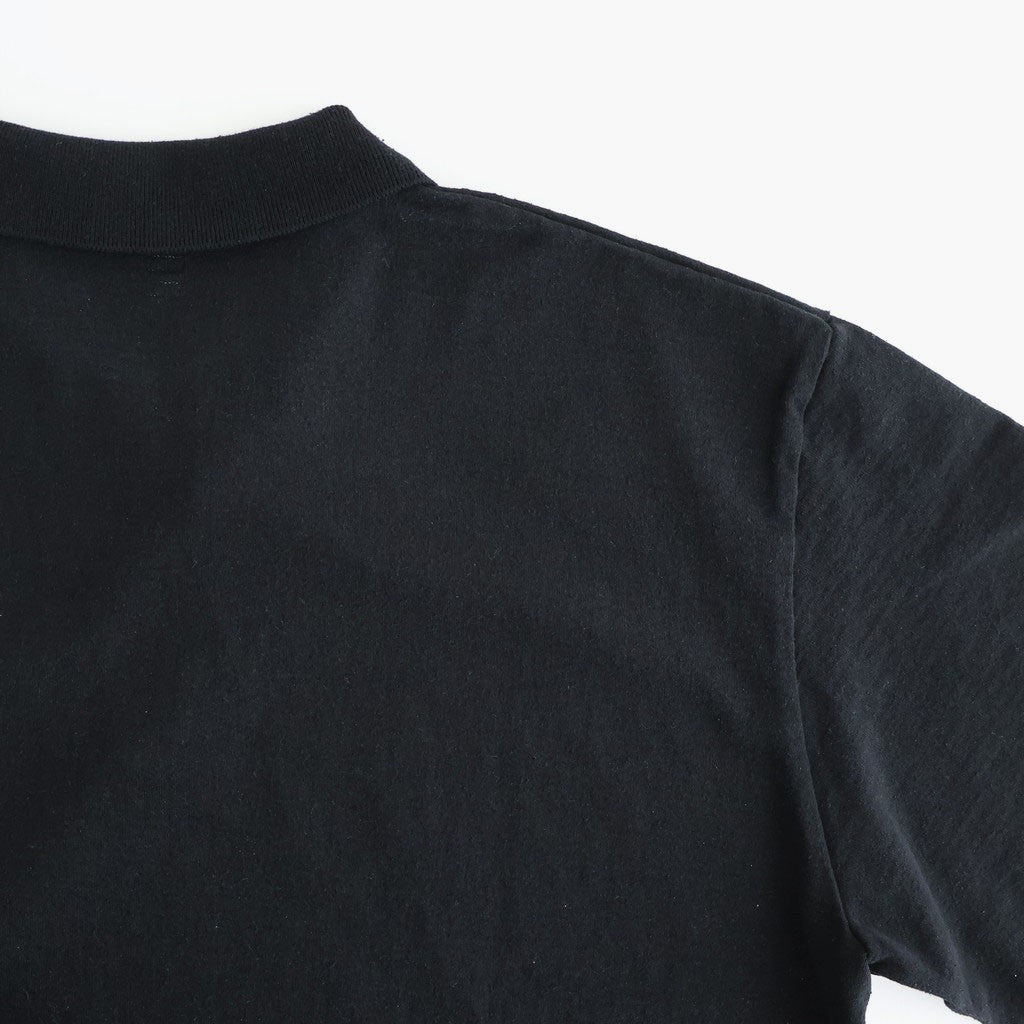 Co/Silk Nep Skipper Cropped Sleeve #Black [BHS26S029]