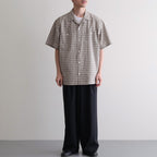 Organic Cotton Rambling Check Shirts #Beige check [6061-1601]