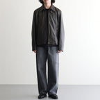 SHEEP AVIATOR LEATHER JACKET #052 DARK BROWN [17062 25023]