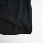 RAYON-POLYESTER BROAD SKIRT #010 BLACK [16862 30005]