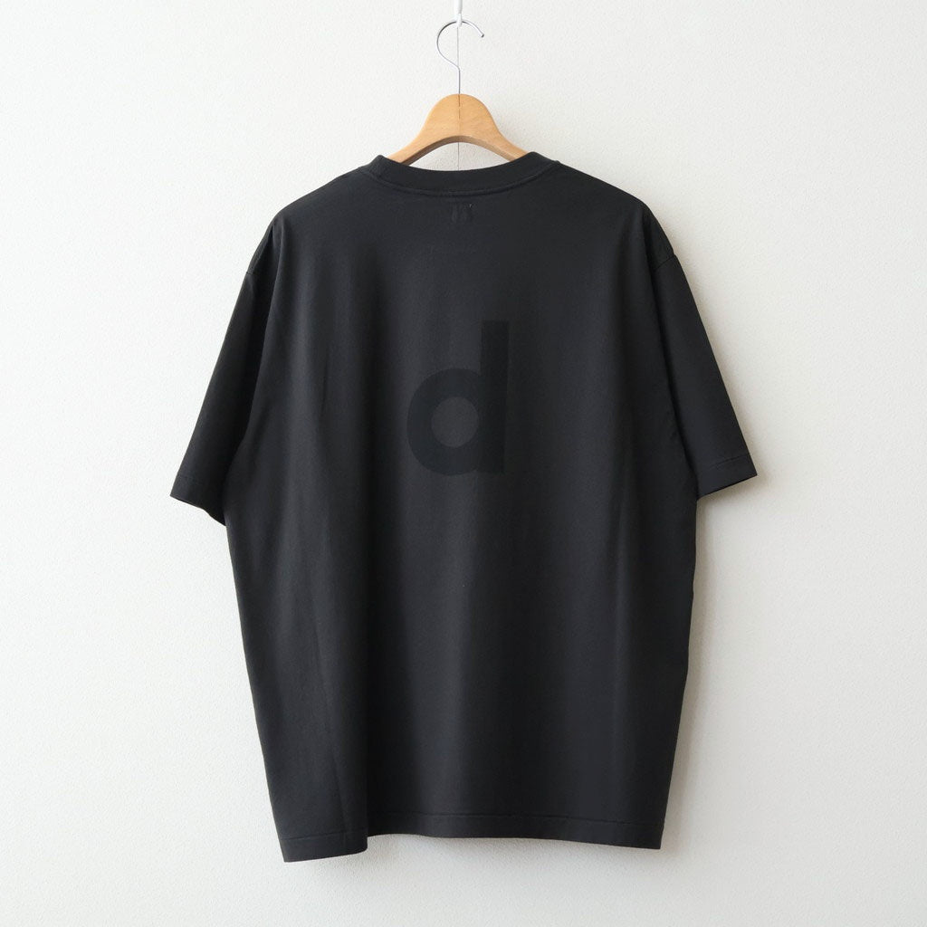 bd Print Tee WIDE #InkBlack×Black-PT [bROOTS25S34S26A]