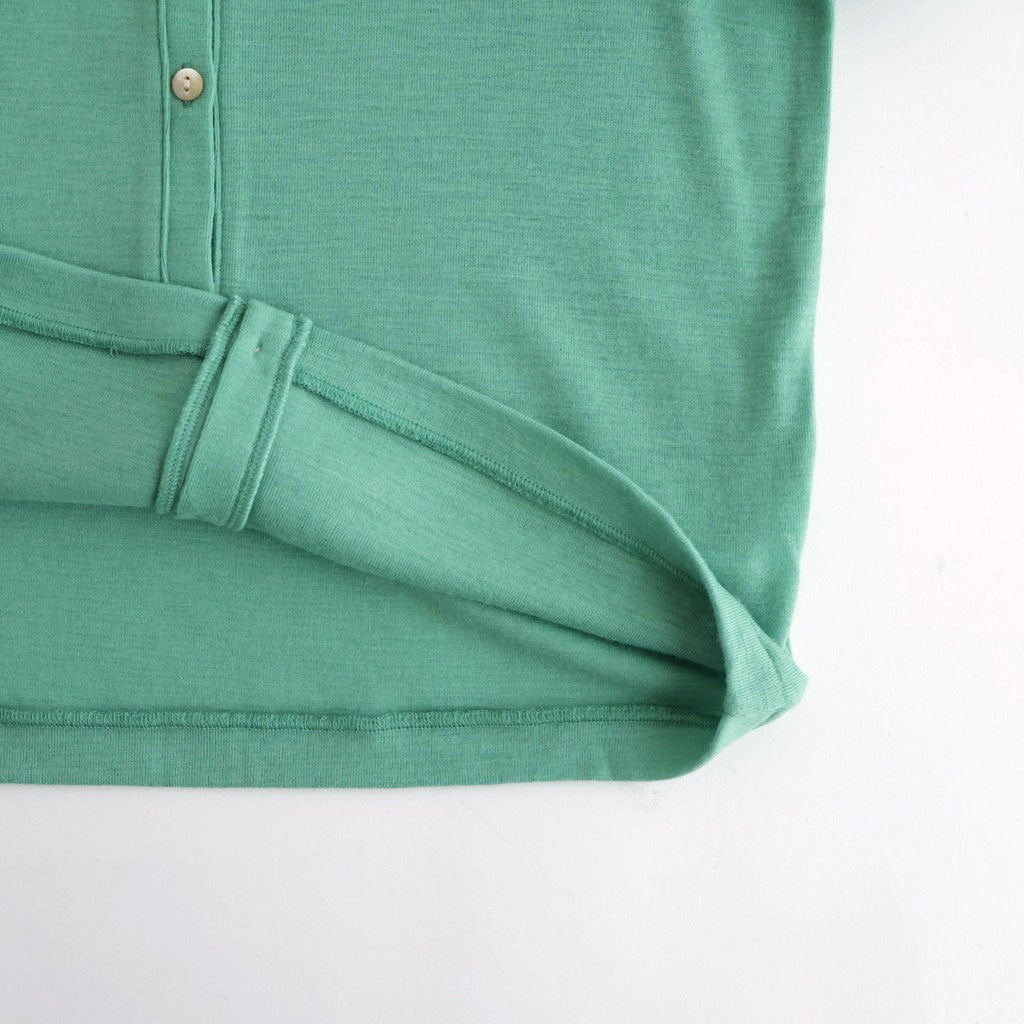 Wool Rib Cardigan #FadeGreen [BHSW24F13F26]