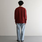 WOOL CASHEMERE KN P/O #FIRE ORANGE [17042 60072]