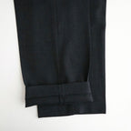 REGULAR FIT STRAIGHT TROUSERS #GRAY BIRD’S-EYE [M26C10PT03C]