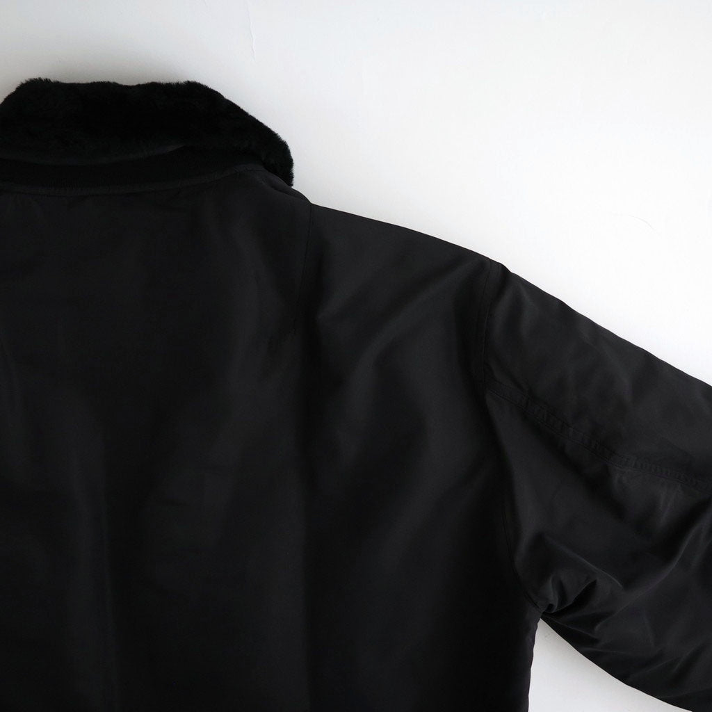Poly-Silk Twill Modified MA1 #Black [BHS26F026]