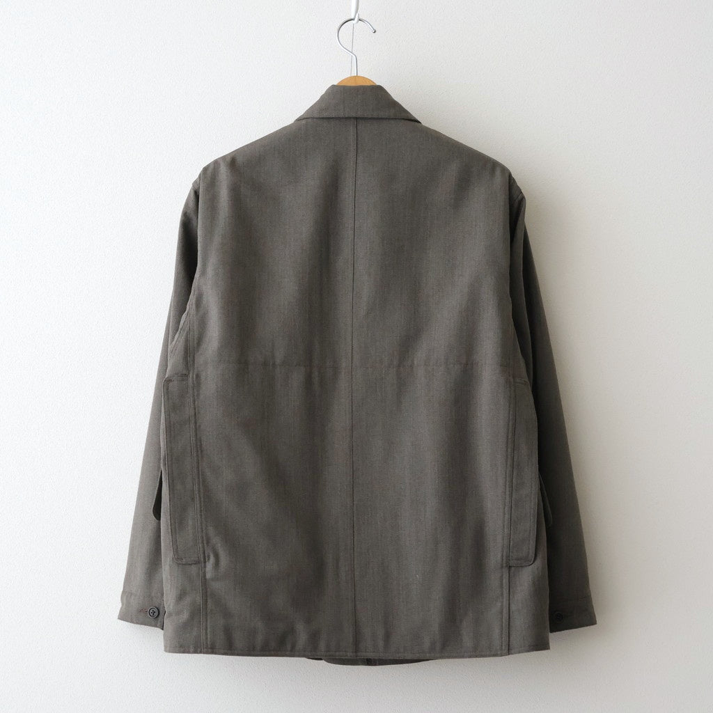 W/CA HUNTING JACKET #B.GRAY [PMAU-OT08]