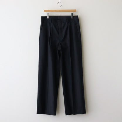 WO/Ca 2tuck Wide Tapered Trousers #NAVY ST [NEP-AW2426]