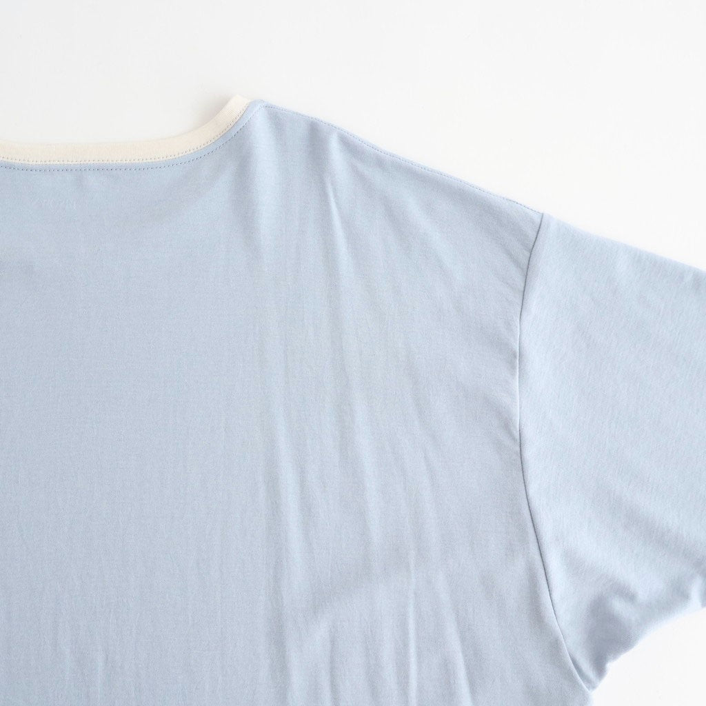 PIMA MOKLODI RINGER TEE #BLUE× WHITE [26S-BIS-CS61]