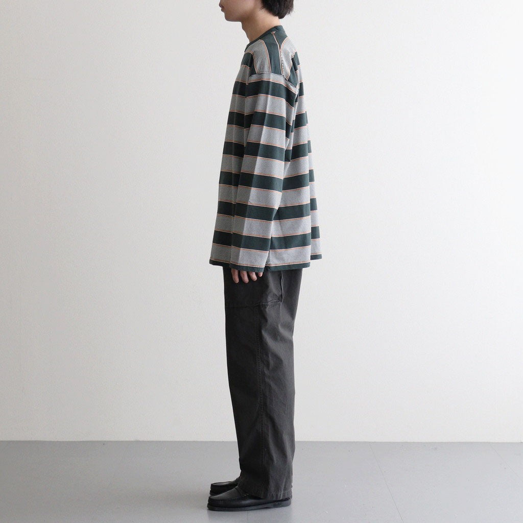 BORDER LS TOP #FOREST x S,BROWN [PMAV-CL06]