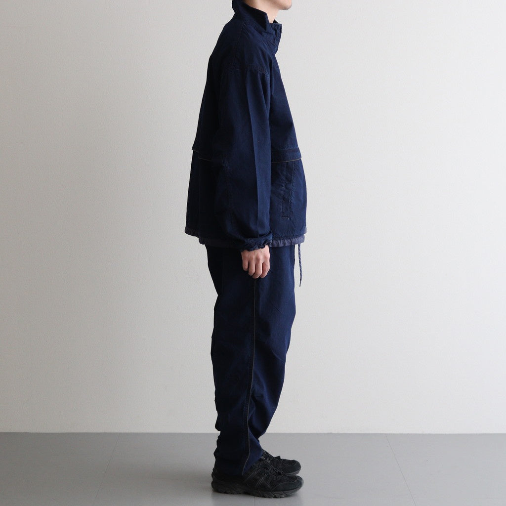 Indigo Field Track Jacket #Indigo [N25SA022]