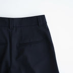 Wool Gabardine Wide Trousers #NAVY [NEP-AW2655]