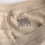 Giza Cotton Fraise Stitch Suleeveless #TOP Beige [NEP-SS2621]