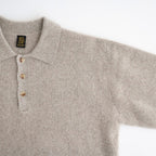 CASHMERE FOX POLO #MIX BEIGE [BN-26FM-061]