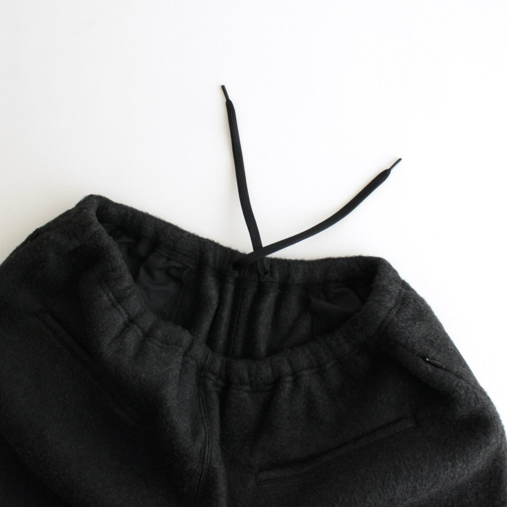 Pe/silk Fleece Track Pants #HeatherBlack [BHS24F030]