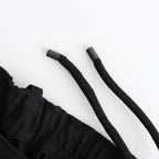 DOUBLE PLEATED EASY TROUSERS #BLACK [A25C04PT02C]