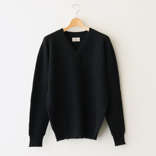 Wool Harf Cardigan ST V-neck #DARK Charcoal [NEP-AW2403]