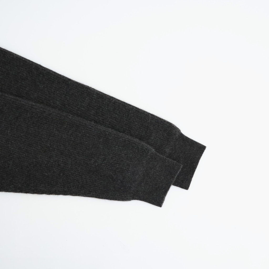 CASHMERE FOX POLO #CHARCOAL [BN-26FM-061]