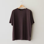 NORMANDY LINEN T-SHIRT #DARK BROWN [BN-25SM-066]