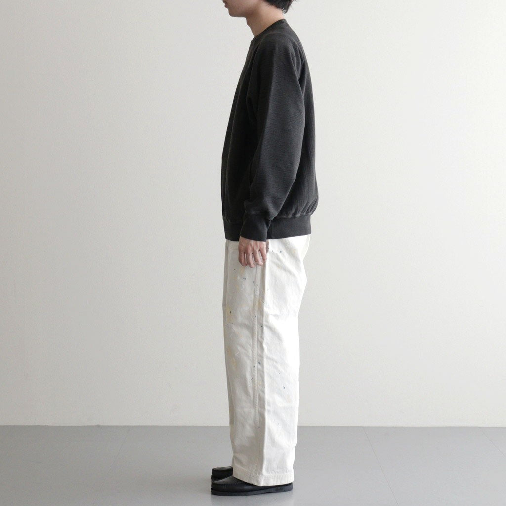 JUMBERCA URAKE FADE COLOR CREW NECK #FADE BLACK [BN-26SM-011]