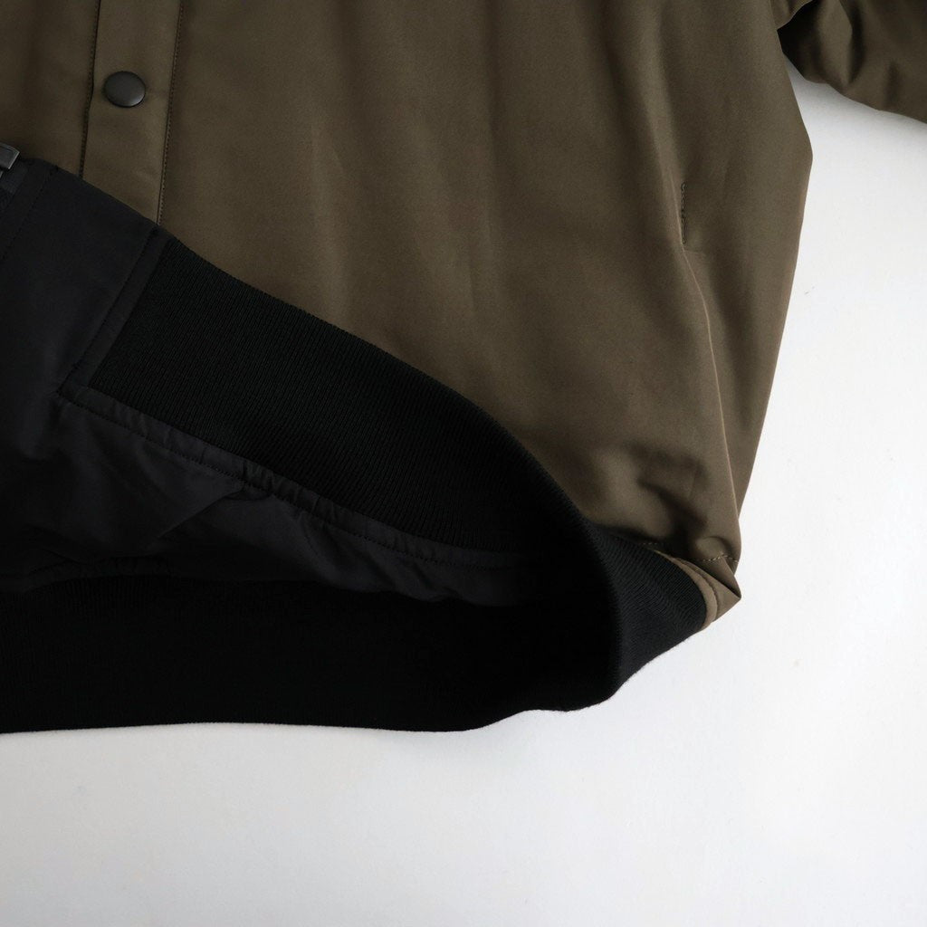 Poly-Silk Twill Modified MA1 #Black [BHS26F026]