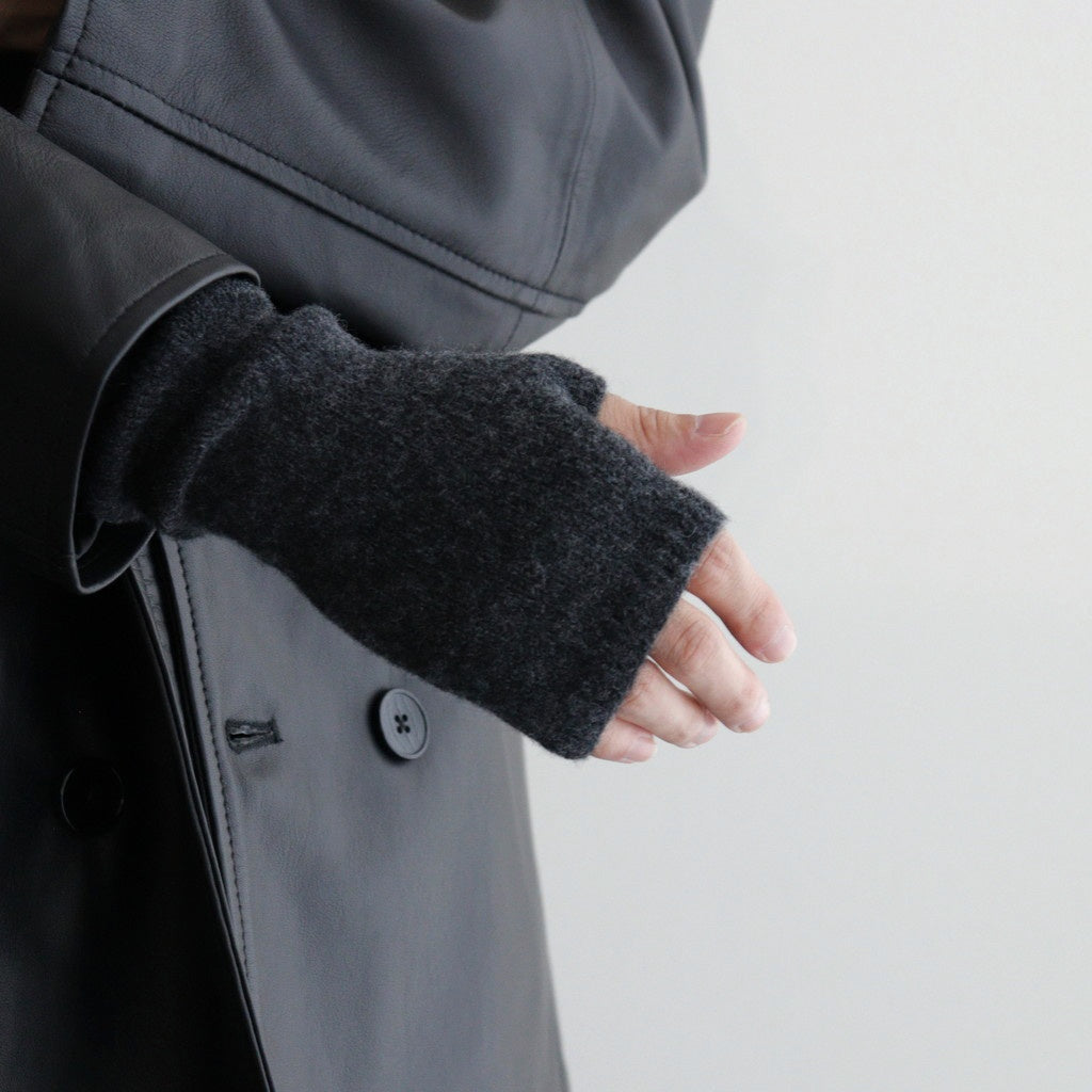 Rambling Wool Gloves #Charcoal [6053-2702]