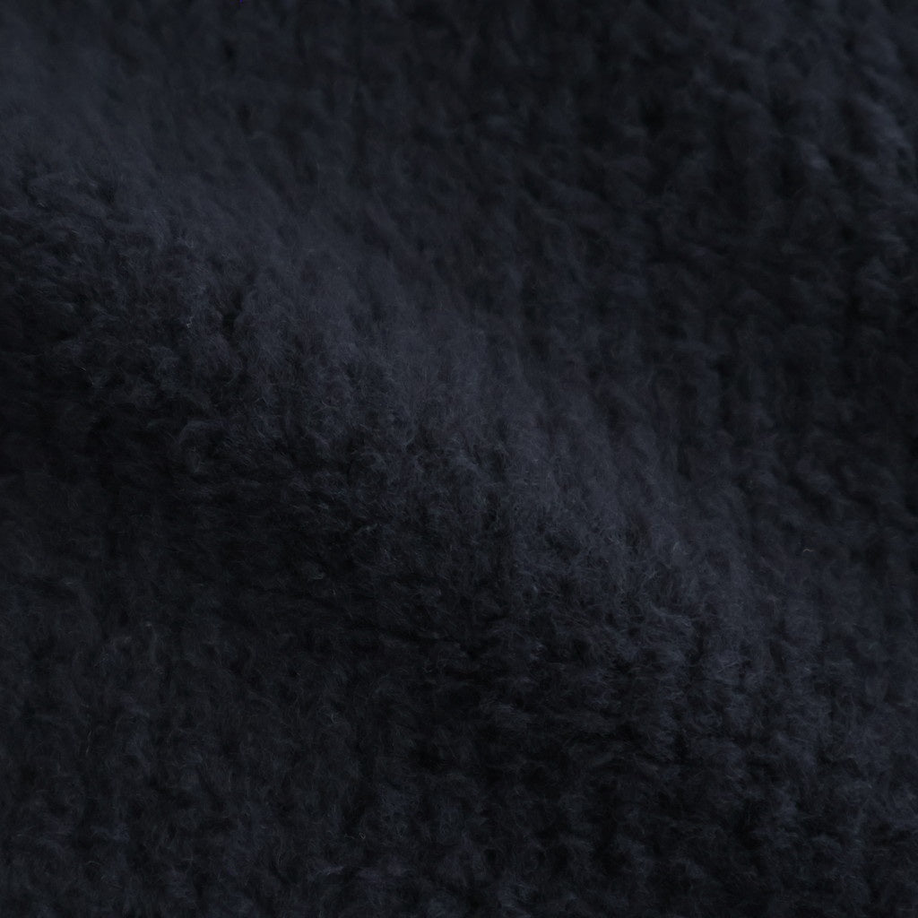 POLARTEC Wool Fleece Sweater Jacket #Black [N25FA051]