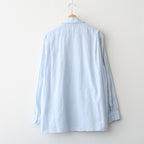 ITALIAN OPEN COLLAR SHIRT #ICE [A26A23SH03C]
