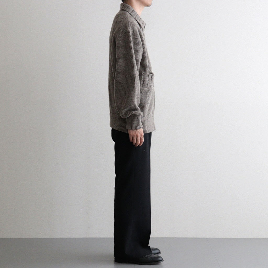 Yak×Ca/Wool Flight Jacket #Beige Mix [NEP-AW2517M]