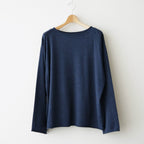 Suvin Wool Basque Shirt #MIX NAVY [NEP-AW2623]