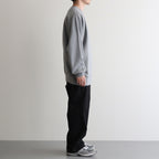 Crew Neck Sweat #Heather Gray [S25SH011]