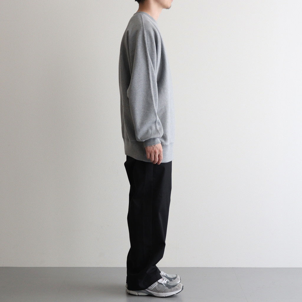 Crew Neck Sweat #Heather Gray [S25SH011]