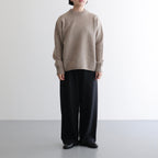 Yak felted sweat shirt #BEIGE×BEIGE [NEP-AW2301]